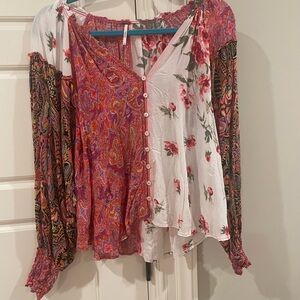 Floral and Paisley Women's Top
